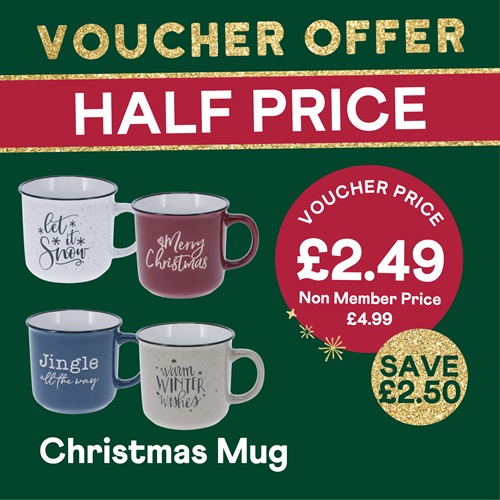 HALF PRICE – Christmas Mugs