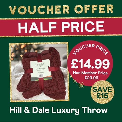 HALF PRICE – Hill & Dale Throw