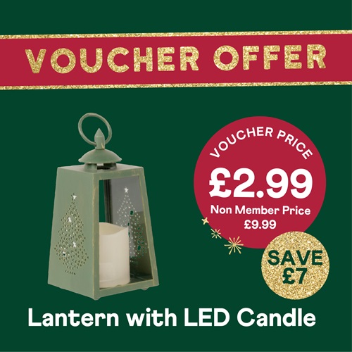 HALF PRICE – LED Candle Lantern